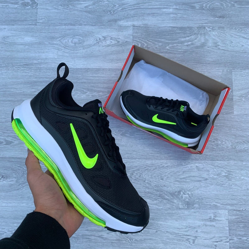 Nike Air Max AP Trainers Sneakers - Black/Volt [CU4826-011]