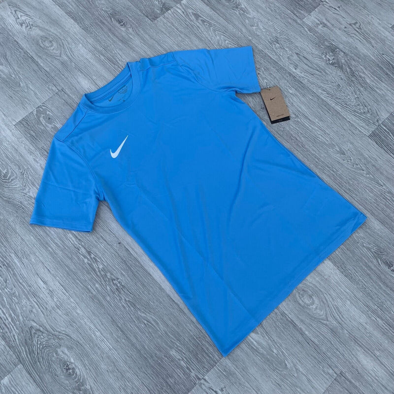 Nike Dri Fit Academy Top and Shorts Set - University Blue