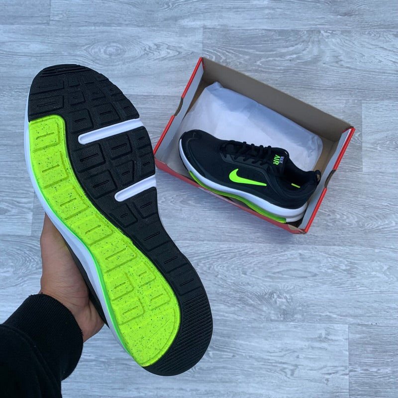 Nike Air Max AP Trainers Sneakers - Black/Volt [CU4826-011]