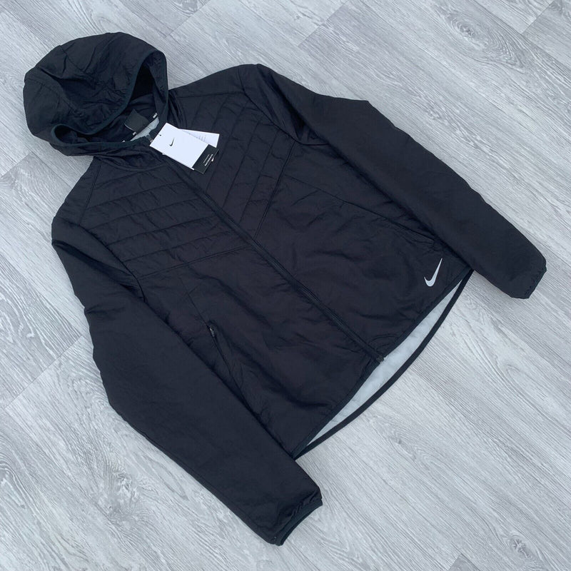 Nike Aerolayer Repel Running Hooded Jacket - Black [DJ056-010]