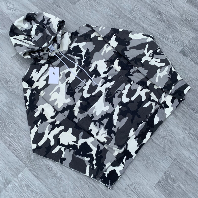 Nike NRG Solo Swoosh Premium Hoodie - Grey Camo [DN1252-133]