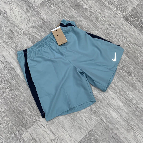 Nike Dri Fit Brief Lined Miler 7" Running Training Shorts - Blue [CZ9066-494]