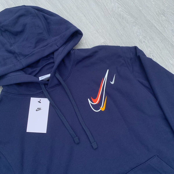 Nike Multi Swoosh Foundation Cargo Hoodie - Navy Blue [DQ3942-410]