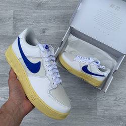 Nike Air Force 1 Low Unity Trainers Sneakers- White/Racer Blue [DM2385 100]