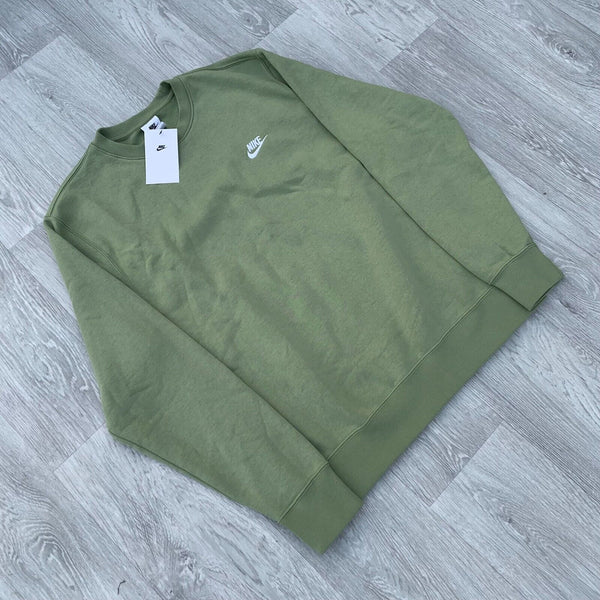 Nike Foundation Club Fleece Club Sweatshirt - Alligator Green [BV2662-386]