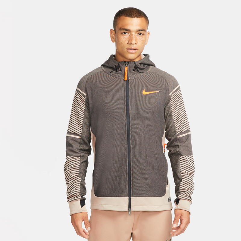 Nike Therma Fit ADV Full Zip Training Hoodie - Brown [DD2130-247]