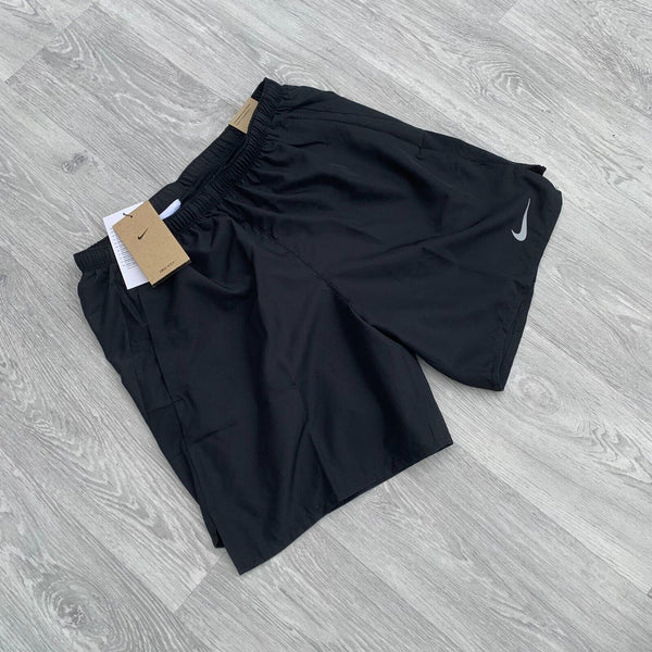 Nike Dri Fit Brief Lined Miler 7" Running Training Shorts - Black [CZ9060-010]