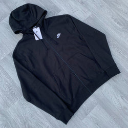 Nike Foundation Club Fleece Full Zip Hoody - Black [BV2645-010]