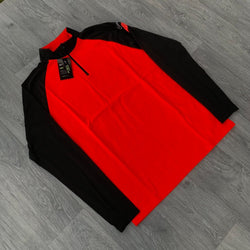 Nike Dri Fit Academy Pro Half Zip Track Top - Crimson Red/Black [BV6916-635]