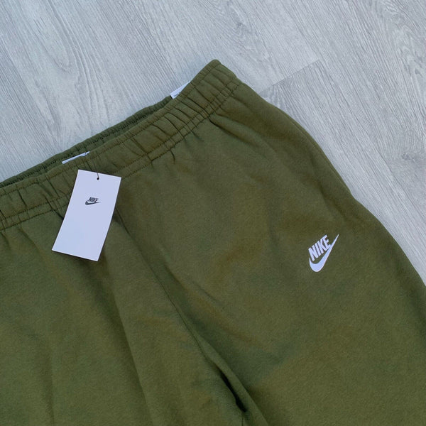 Nike Foundation Club Fleece Slim Tapered Sweatpants Joggers - Khaki [BV2671-327]