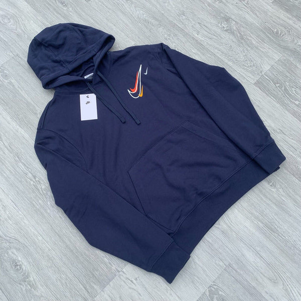 Nike Multi Swoosh Foundation Cargo Hoodie - Navy Blue [DQ3942-410]