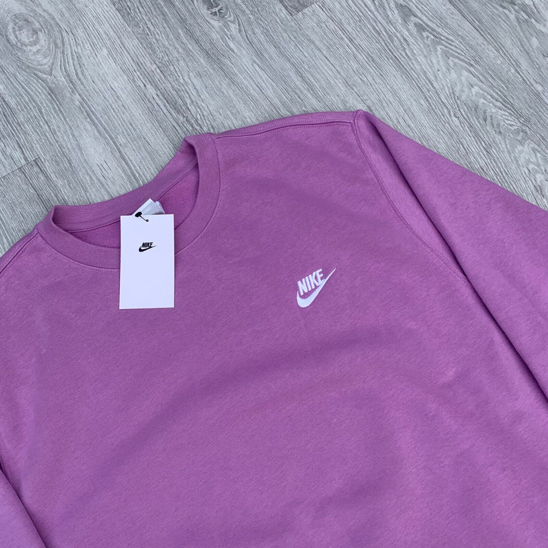 Nike Foundation Club Fleece Club Sweatshirt - Violet Purple [BV2662-4591]