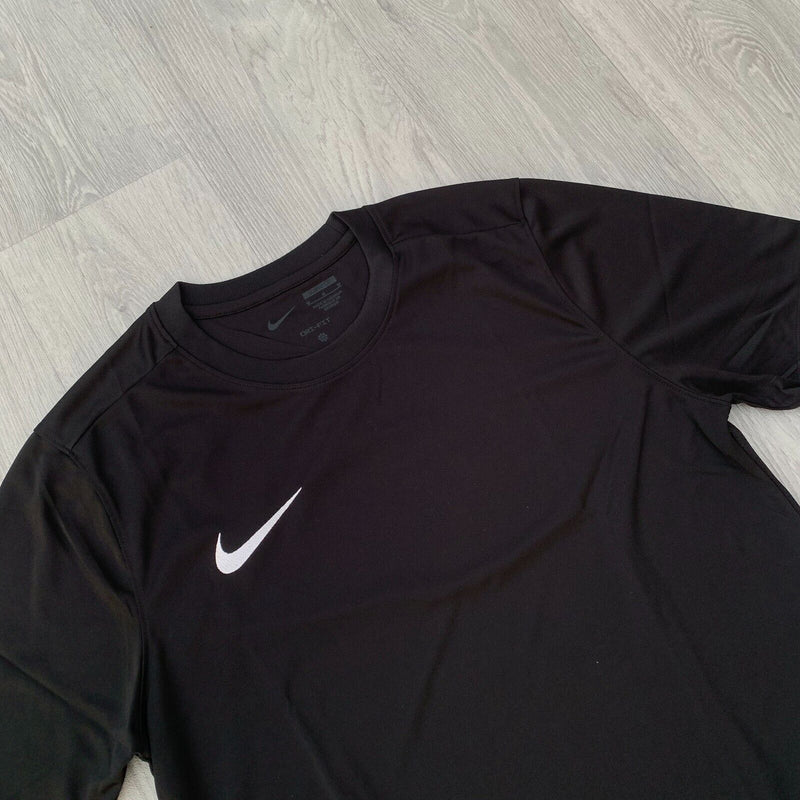 Nike Dri Fit Academy T-Shirt Top and Shorts Set - Black