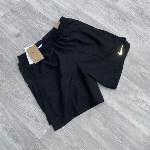 Nike Dri Fit Brief Lined Miler 7" Running Training Shorts - Black [CZ9060-010]