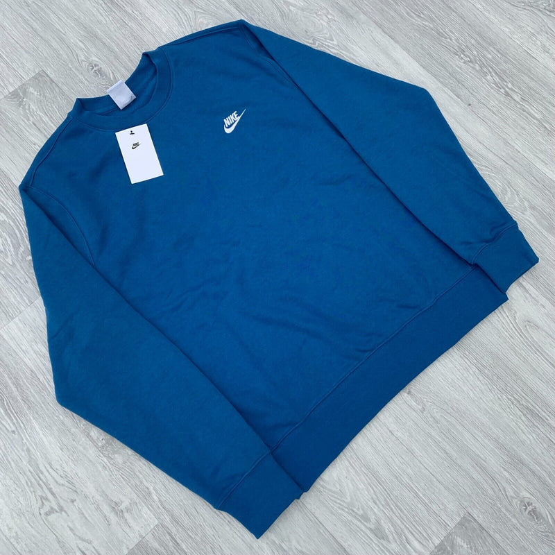 Nike Foundation Club Fleece Club Sweatshirt - Blue [BV2662-407]