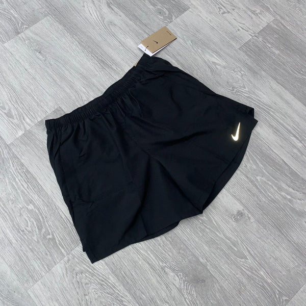 Nike Dri Fit Brief Lined Miler 5" Running Training Shorts - Black [CZ9062-010]