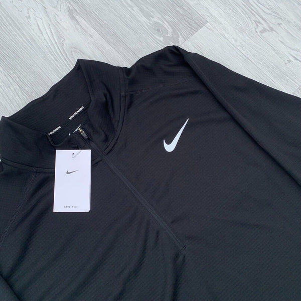 Nike Dri Fit Running Pacer Half Zip Track Top - Black [BV4755-010]