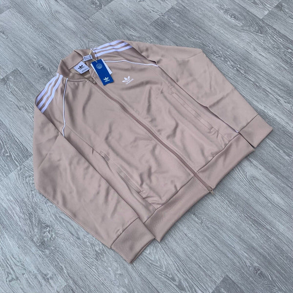 Adidas Originals Superstar Zip Track Top - Beige [IJ9457]