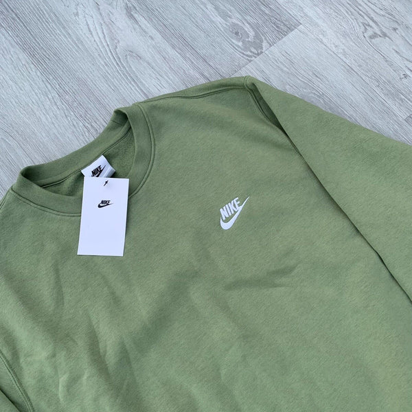 Nike Foundation Club Fleece Club Sweatshirt - Alligator Green [BV2662-386]