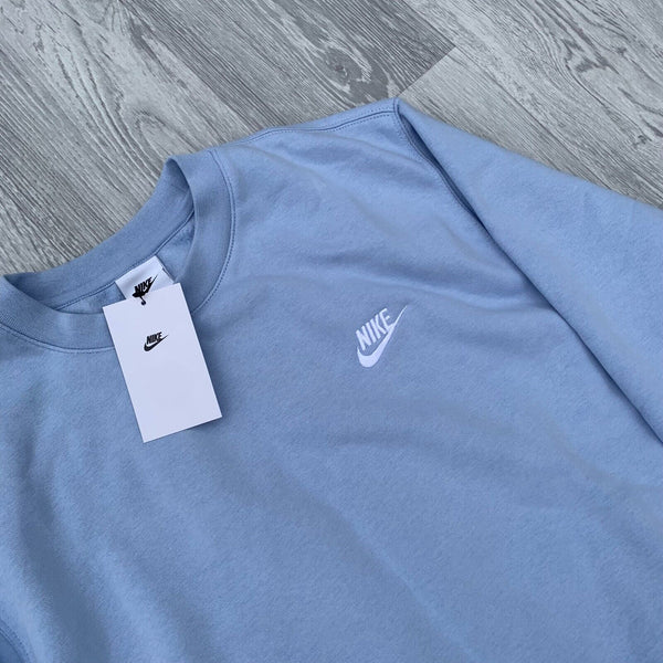 Nike Foundation Club Fleece Club Sweatshirt - Baby Blue [BV2662-479]