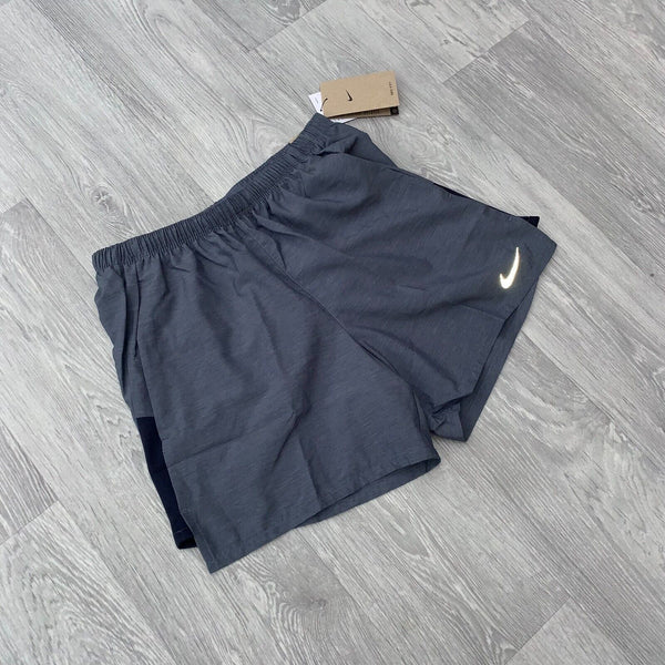 Nike Dri Fit Brief Lined Miler 5" Running Training Shorts - Blue [CZ9062-451]