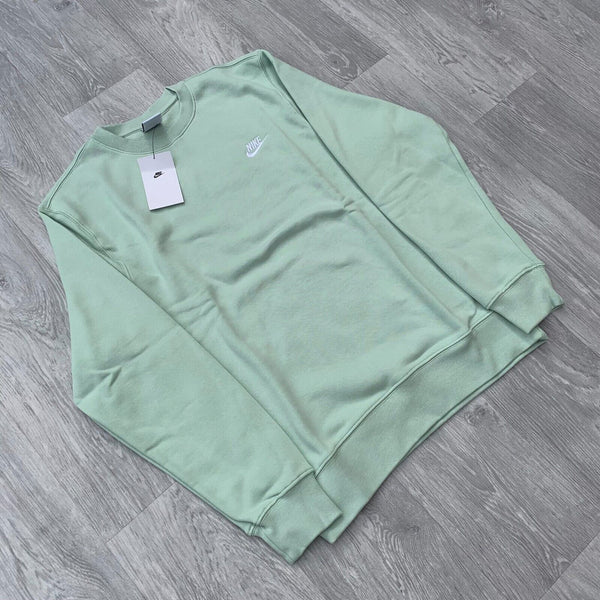 Nike Foundation Club Fleece Crew Sweatshirt - Mint [DJ6633-321]