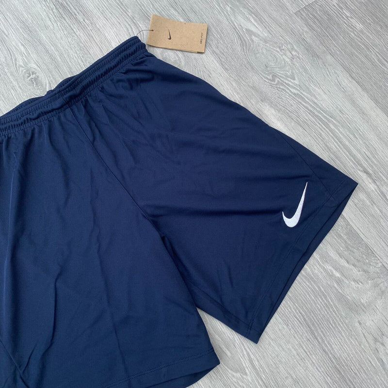 Nike Dri Fit Academy T-Shirt Top and Shorts Set - Obsidian Navy