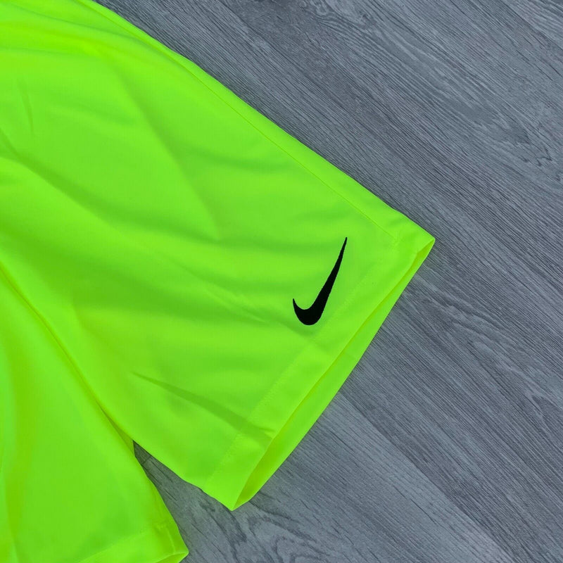 Nike Dri Fit Academy Top and Shorts Set - Volt