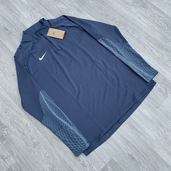 Nike Strike Dri Fit Half Zip Long Sleeve Track Top - Slate Grey [DV9225-491]