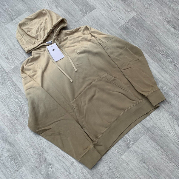 Nike Foundation Club French Terry Dip Dye Hoodie - Khaki Beige [DQ4621-247]