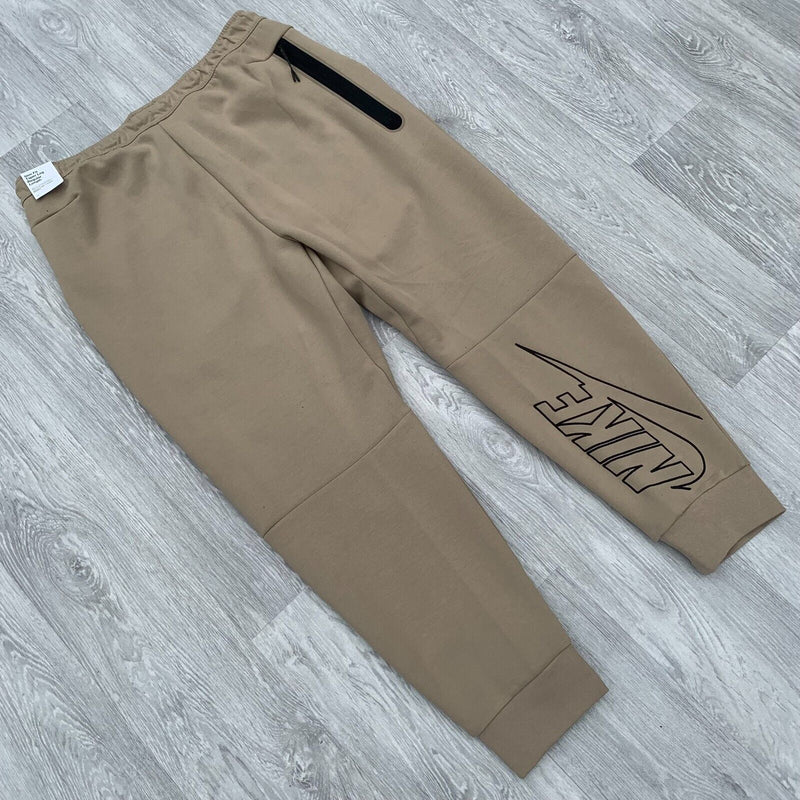 Nike Tech Fleece Slim Pants Sweatpants Graphic Joggers Khaki/Brown [DX0581-247]