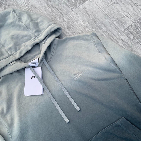 Nike Foundation Club French Terry Dip Dye Hoodie - Smoke Grey [DQ4621-070]