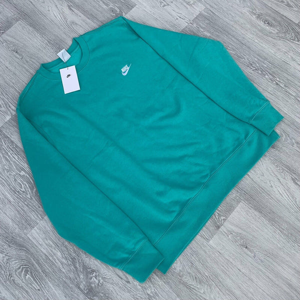 Nike Foundation Club Fleece Club Sweatshirt - Teal Green [BV2662-392]