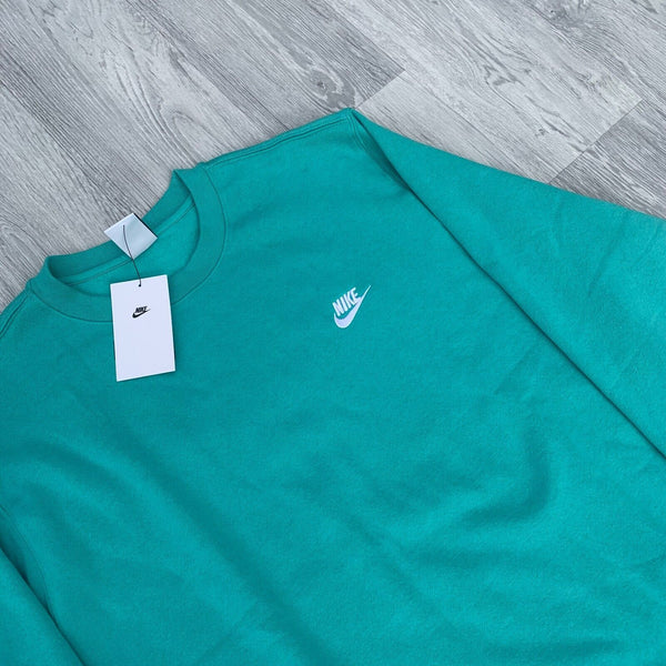 Nike Foundation Club Fleece Club Sweatshirt - Teal Green [BV2662-392]