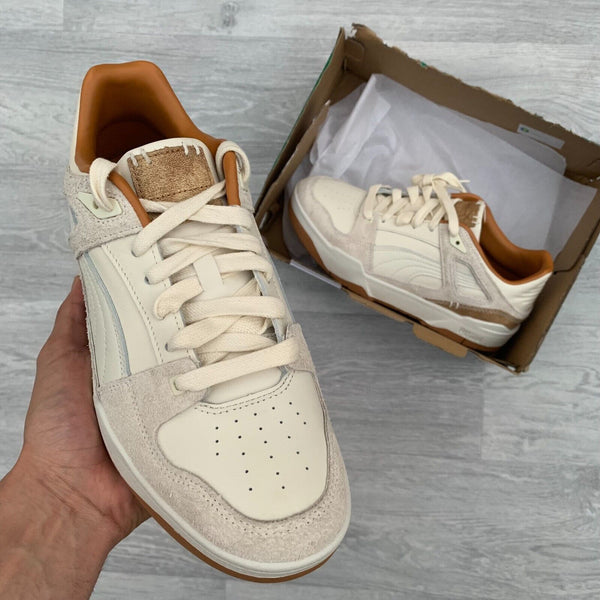 Puma Slipstream Premium Trainers Sneakers - Desert Tan [390116 02]