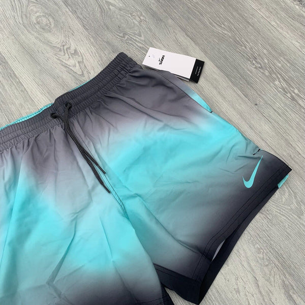 Nike Core Volley 5" Training Swim Shorts - Faded Black/Blue [NESSC549-001]