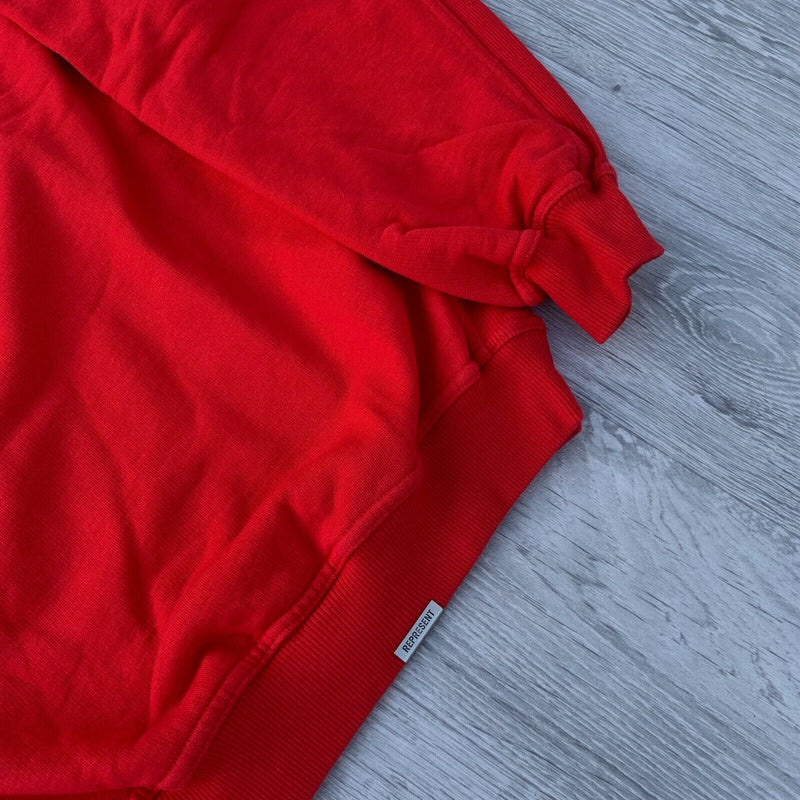 Represent Initial Oversized Sweatshirt - Racing Red