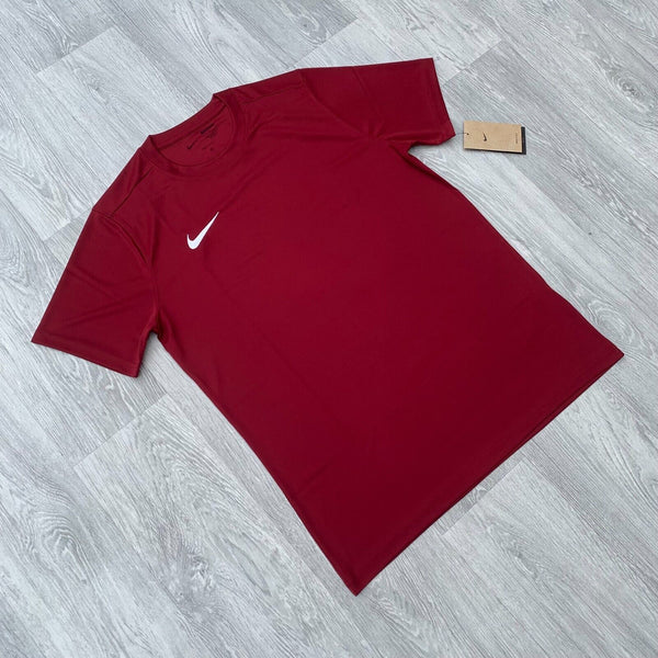 Nike Dri Fit Academy T-Shirt Top and Shorts Set - Team Red