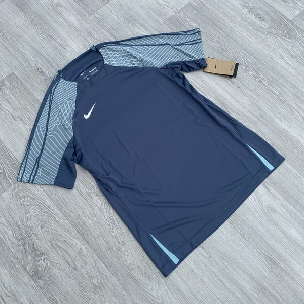 Nike Strike Dri Fit T-Shirt Top Running Gym - Slate Grey [DV9237-491]