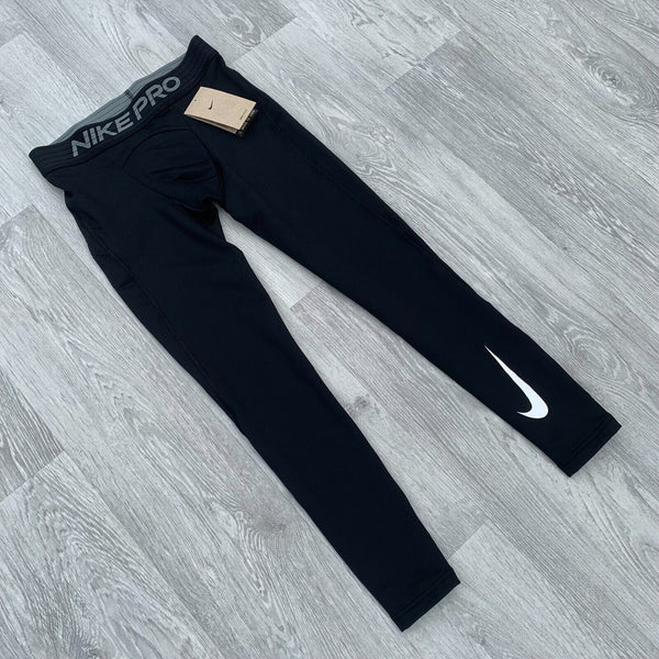 Nike Pro Dri Fit Warm Up Running Training Tights Pants - Black [DV8002-010]