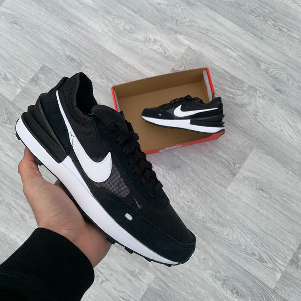 Nike Waffle One Womens Trainers - Black/White [DC2533-001]