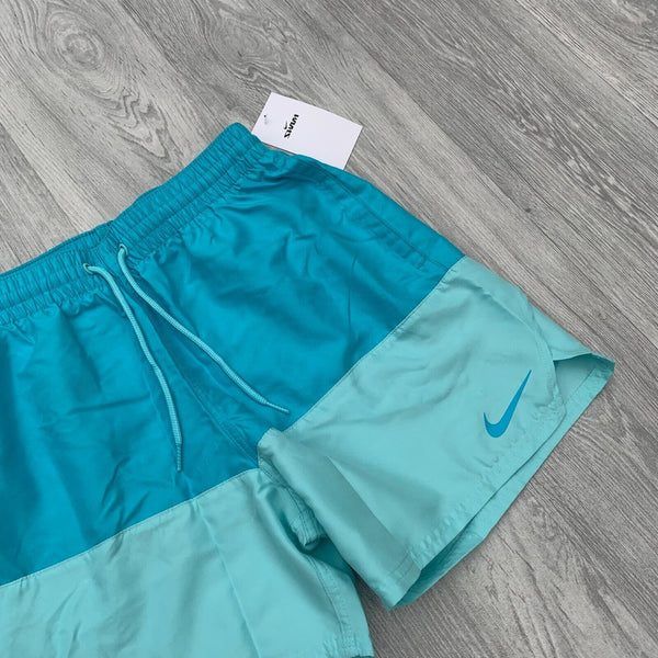 Nike Core Volley 5" Training Swim Shorts - Chlorine Blue [NESSB451-445]