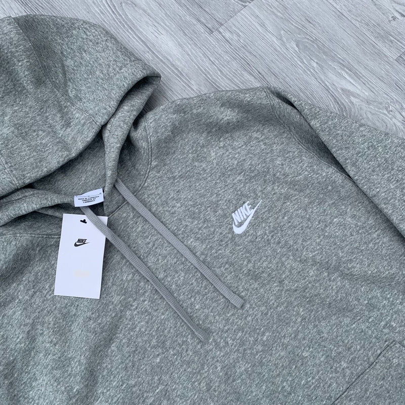 Nike Foundation Club Fleece Hoody - Grey Heather [BV2654-063]