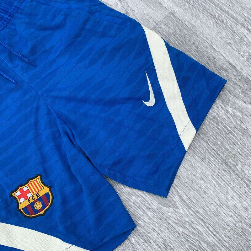 Nike FC Barcelona Strike Dri Fit Football Training Shorts - Blue [CW1849-427]