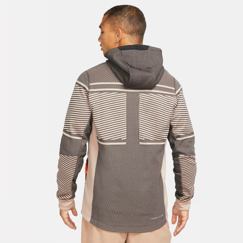 Nike Therma Fit ADV Full Zip Training Hoodie - Brown [DD2130-247]