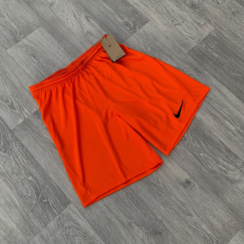 Nike Dri Fit Academy T-Shirt Top and Shorts Set - Safety Orange