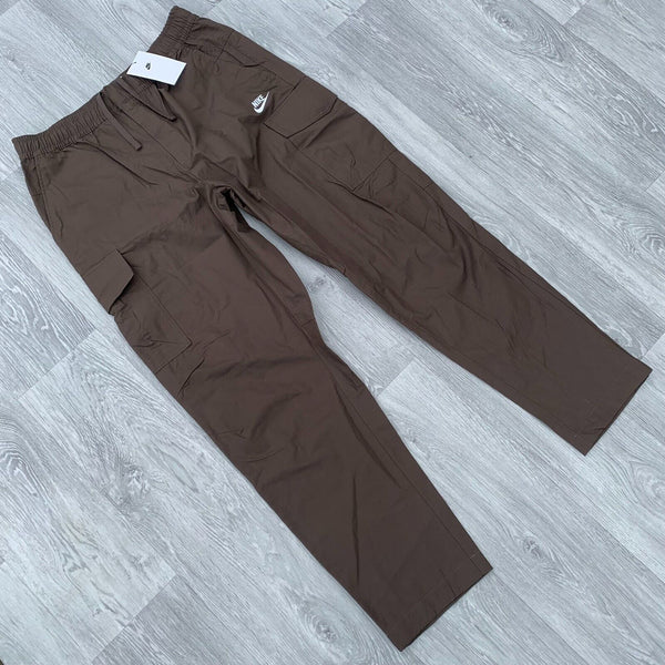 Nike Utility Woven Cargo Track Pants Bottoms - Ironstone Brown [DD5207-004]