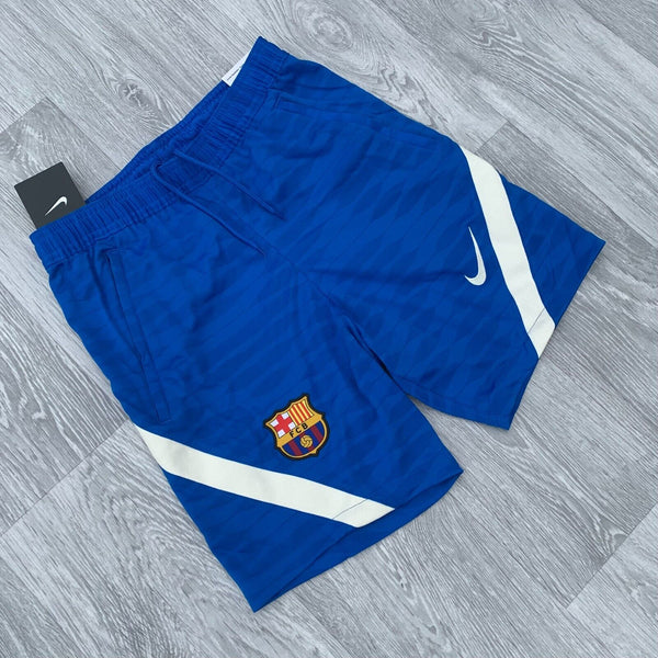 Nike FC Barcelona Strike Dri Fit Football Training Shorts - Blue [CW1849-427]