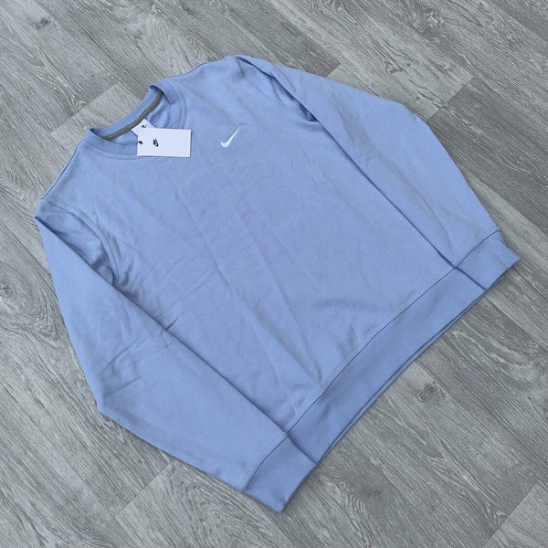 Nike Foundation Club French Terry Crew Sweatshirt - Baby Blue [637902-548]