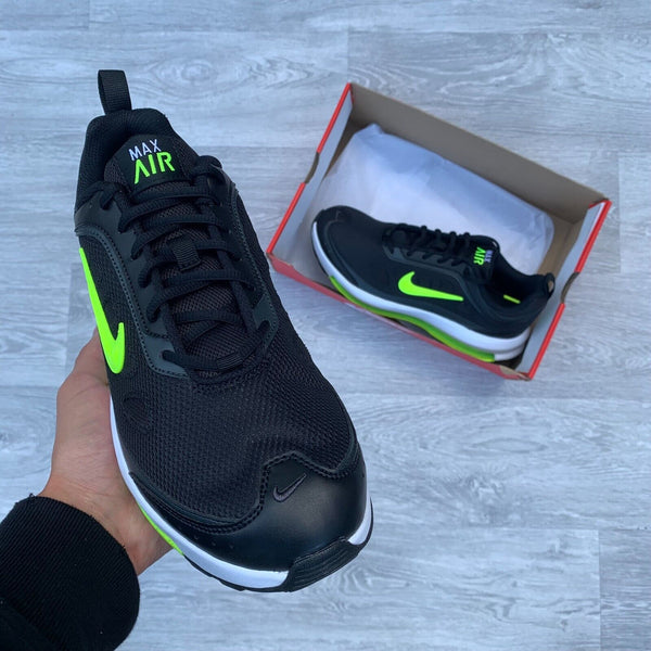 Nike Air Max AP Trainers Sneakers - Black/Volt [CU4826-011]